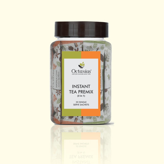 2 in 1 Instant Premix- Indian Masala, Cardamom 20 sachets