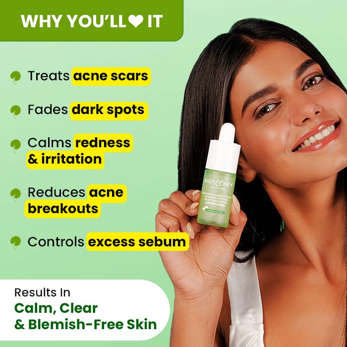 Cica + 10% Niacinamide Face Serum for Oily Skin 30ml