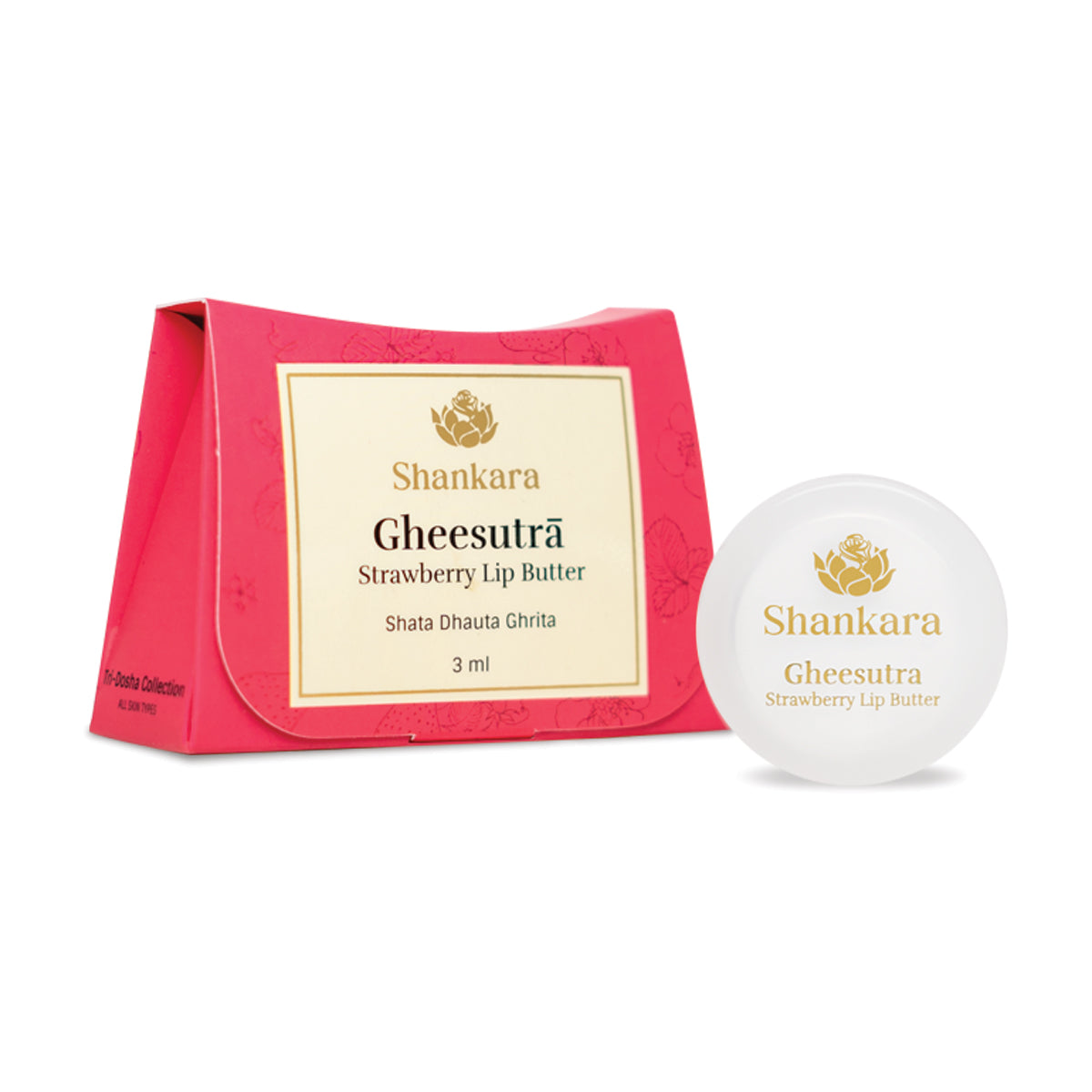Gheesutrā Strawberry Lip Butter 10g
