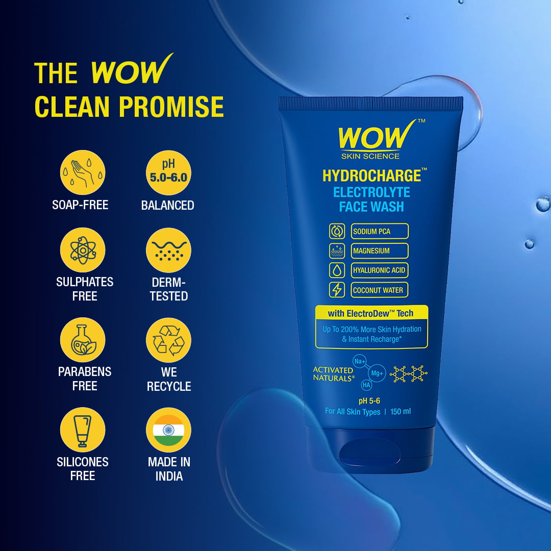 Hydrocharge Electrolyte Face Wash 150ml 150ml