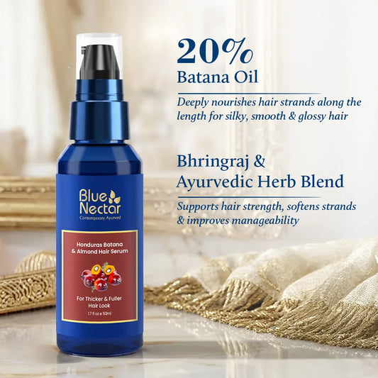 Batana & Almond Hair Serum for Hair Growth (17 herbs, 50ml) 50ml