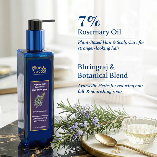 Rosemary Shampoo with Keratin for Hair Growth & Frizz-Free Hair (16 Herbs, 200ml) 200ml