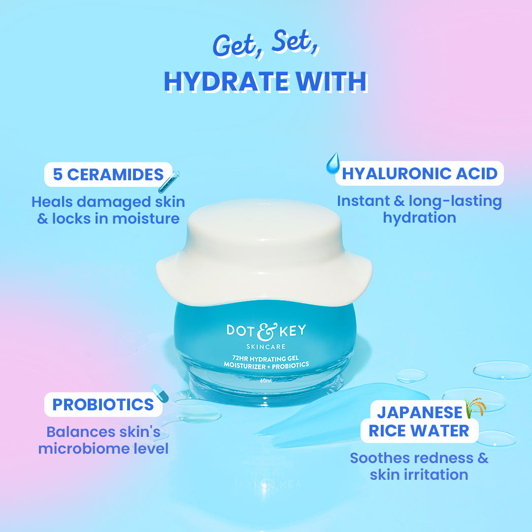 72HR Hydrating Gel Moisturizer + Probiotics 60ml