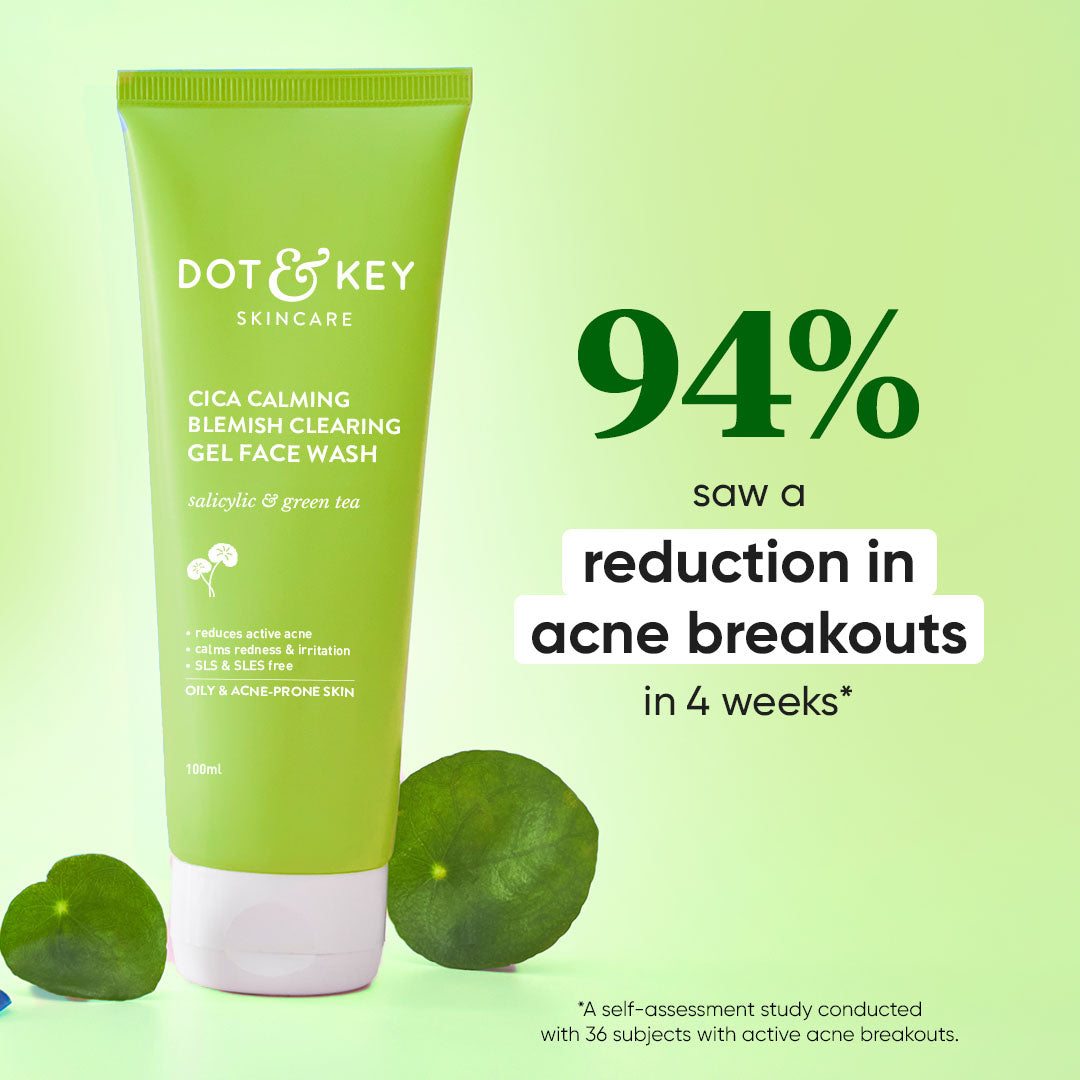 Cica + Salicylic Gel Face Wash 100g - Pack of 2 200ml