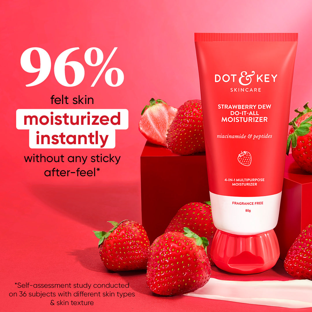 Strawberry + Niacinamide Moisturizer, Pack of 2 160g