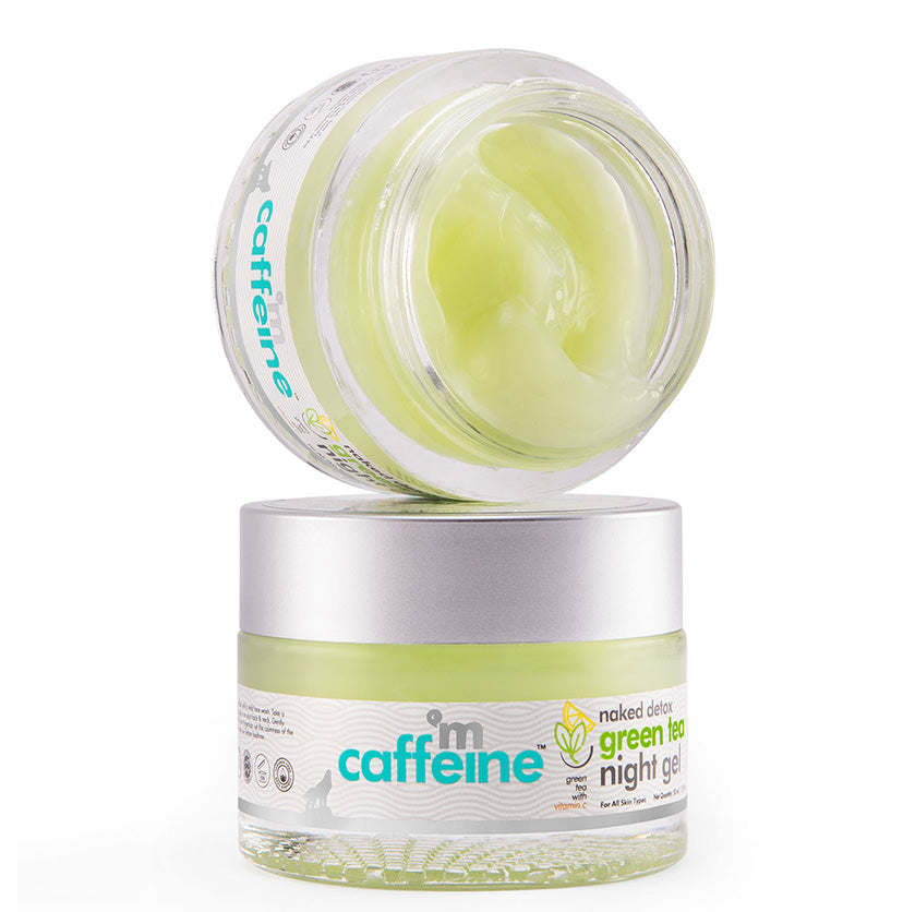 Green Tea Night Gel with Vitamin C, 50ml