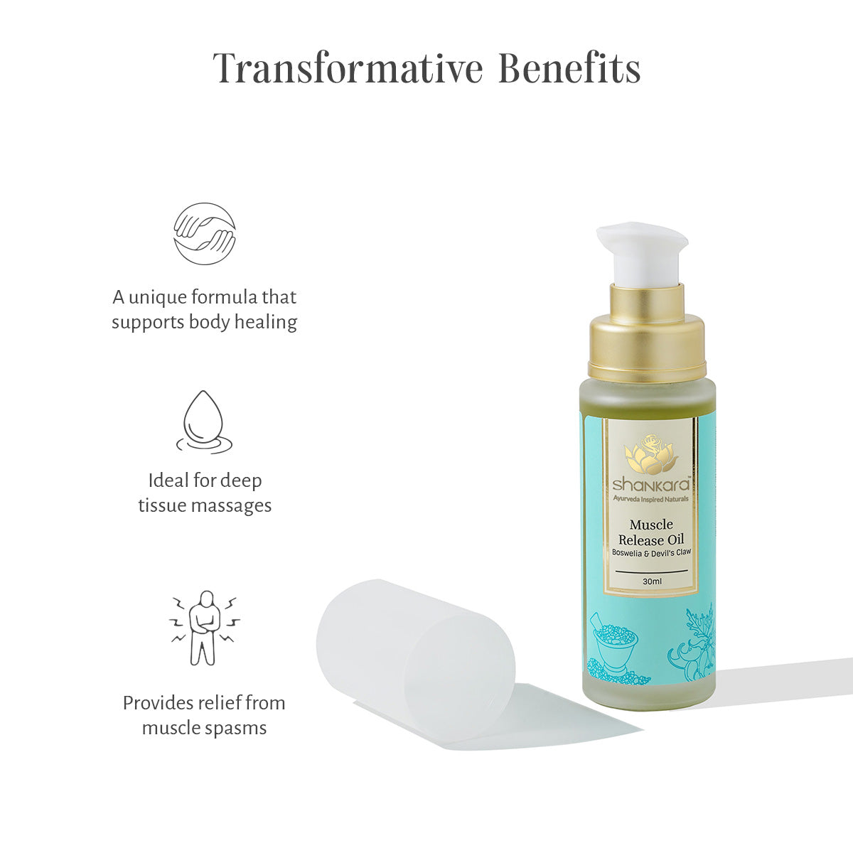 Muscle Release Oil, 30 ml by Shankara 30ml