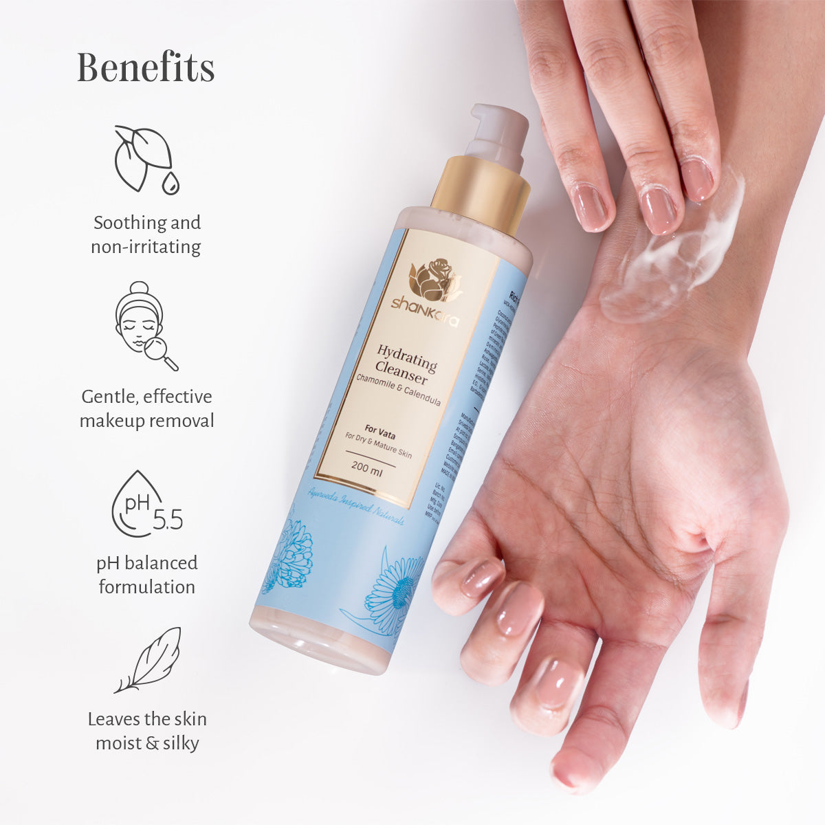 Hydrating Cleanser Rich Repair, by Shankara - 200 ml 200ml