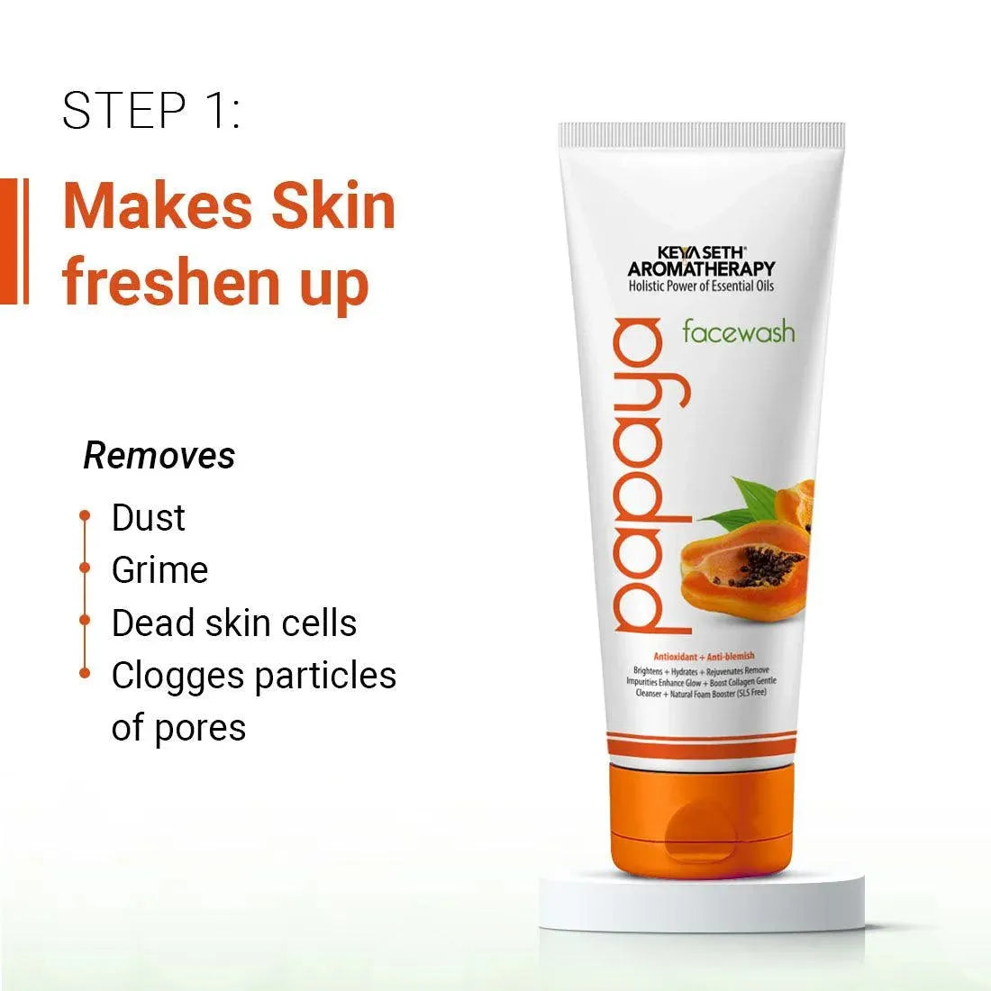 Papaya Skin Care Essential Kit, Brightening & Glowing Skin, Papaya Face Wash + Papaya Cream + Papaya Body Moisturizer, Enriched with Papaya Extract 400g