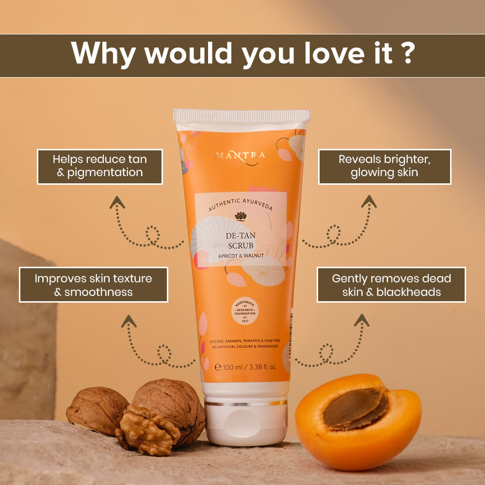 De-Tan Scrub Apricot & Walnut