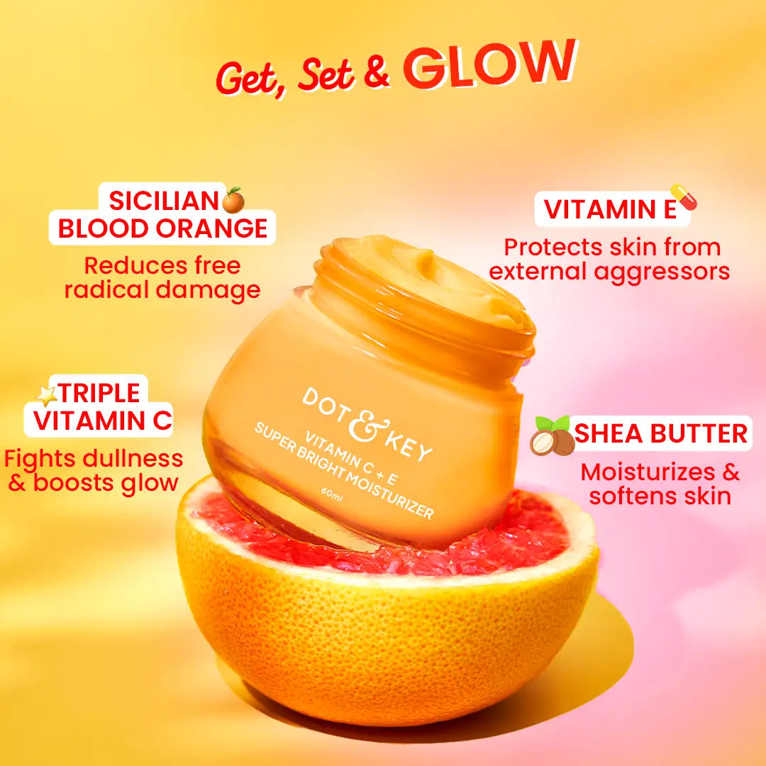 Vitamin C + E Moisturizer for Glowing Skin 60ml