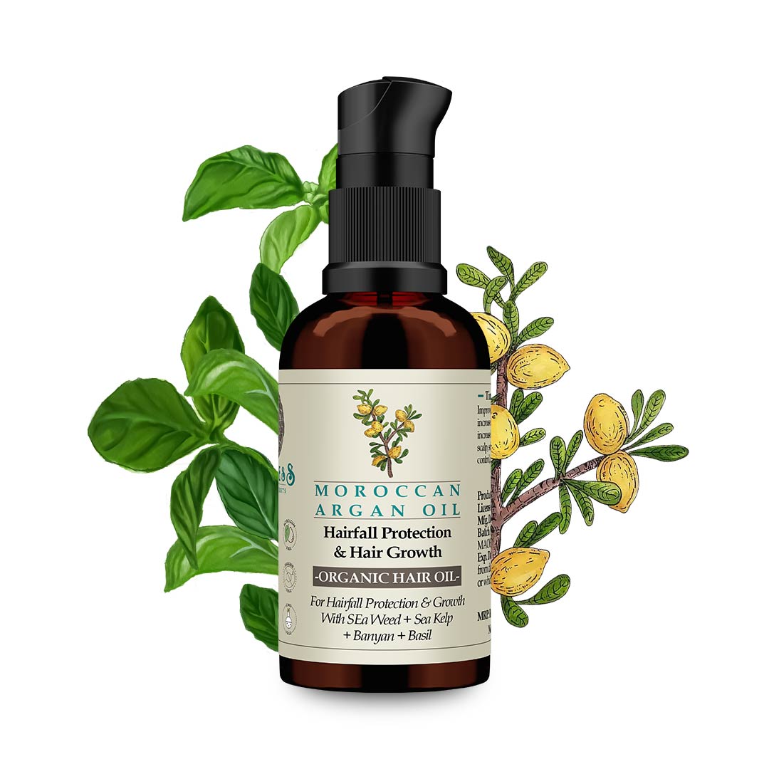 Moroccan Argan Oil For Hair Fall Protection & Growth 100ml