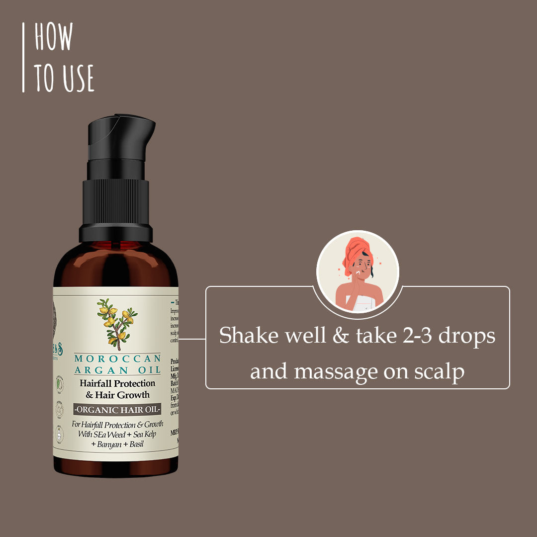 Moroccan Argan Oil For Hair Fall Protection & Growth 15ml