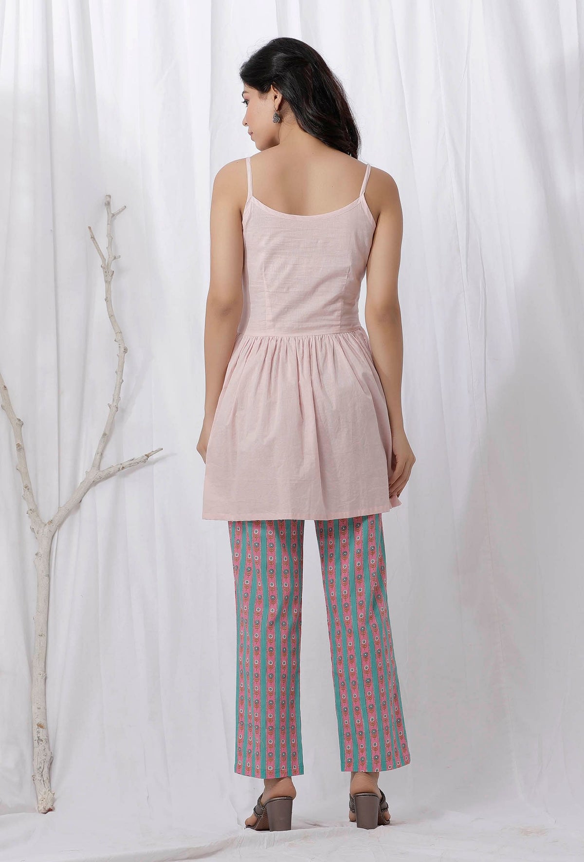 Baby Pink Cotton Slip Top サイズ S