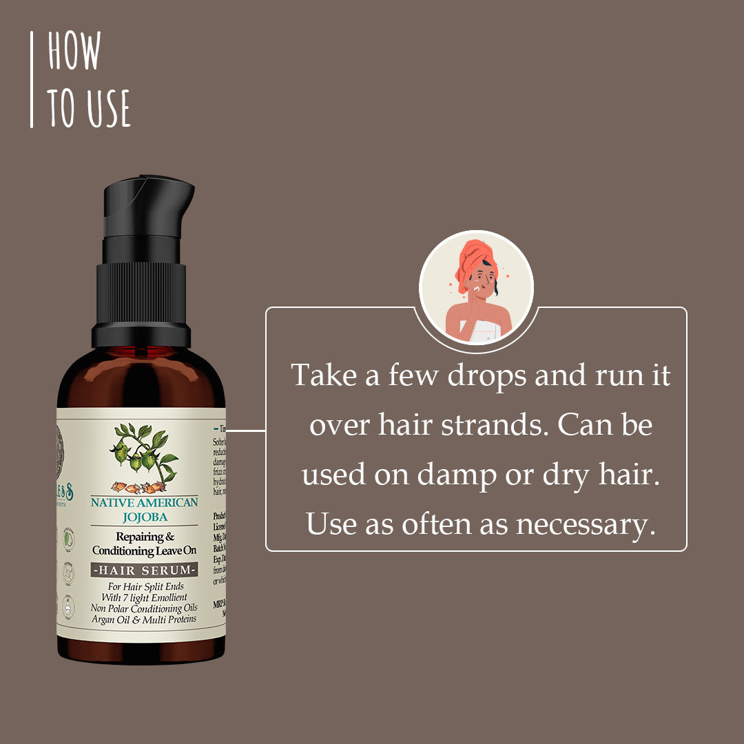 Native American Jojoba Oil Hair Serum 50ml
