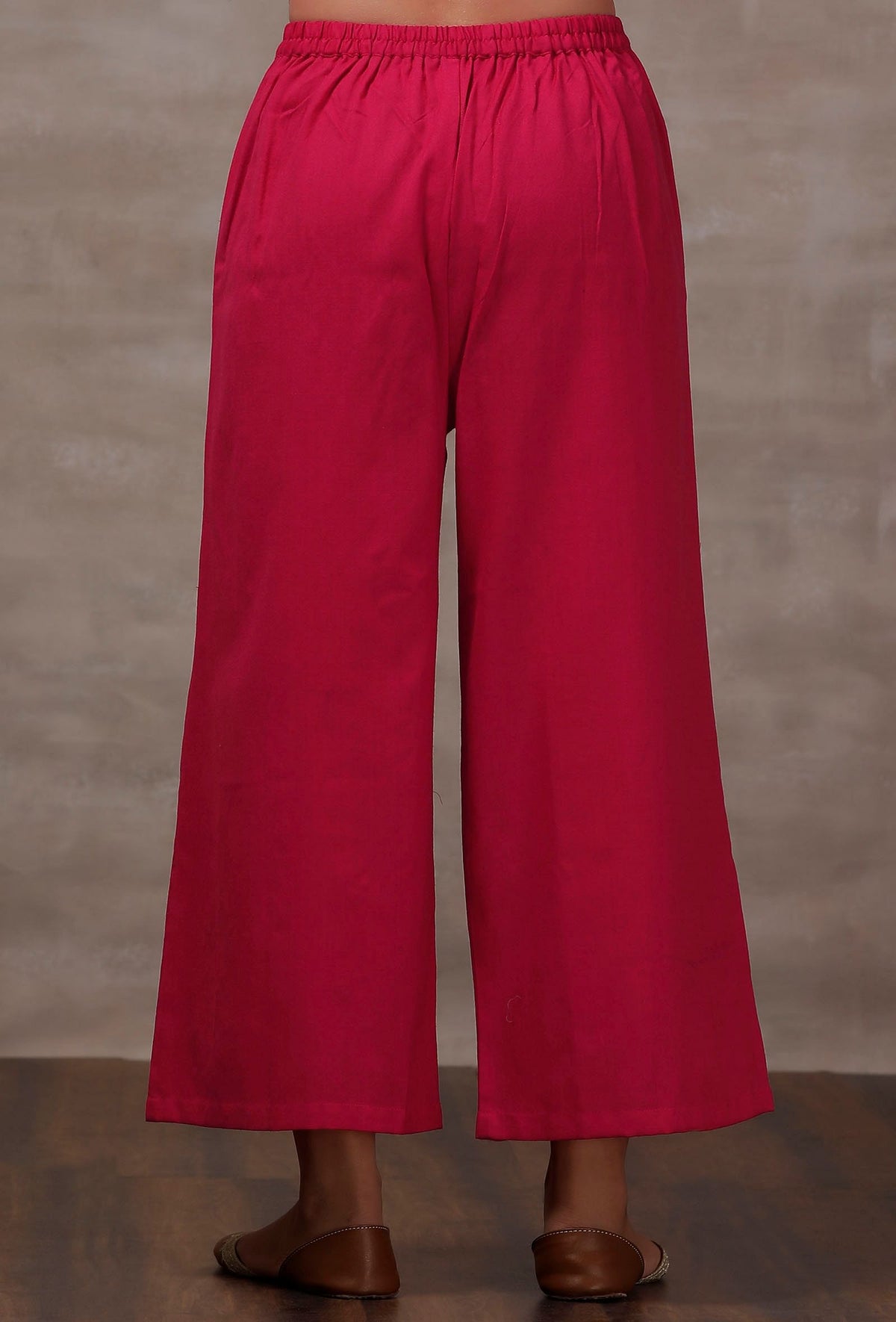 Mahnoor Fuchsia Wool Palazzo Pants サイズ XS