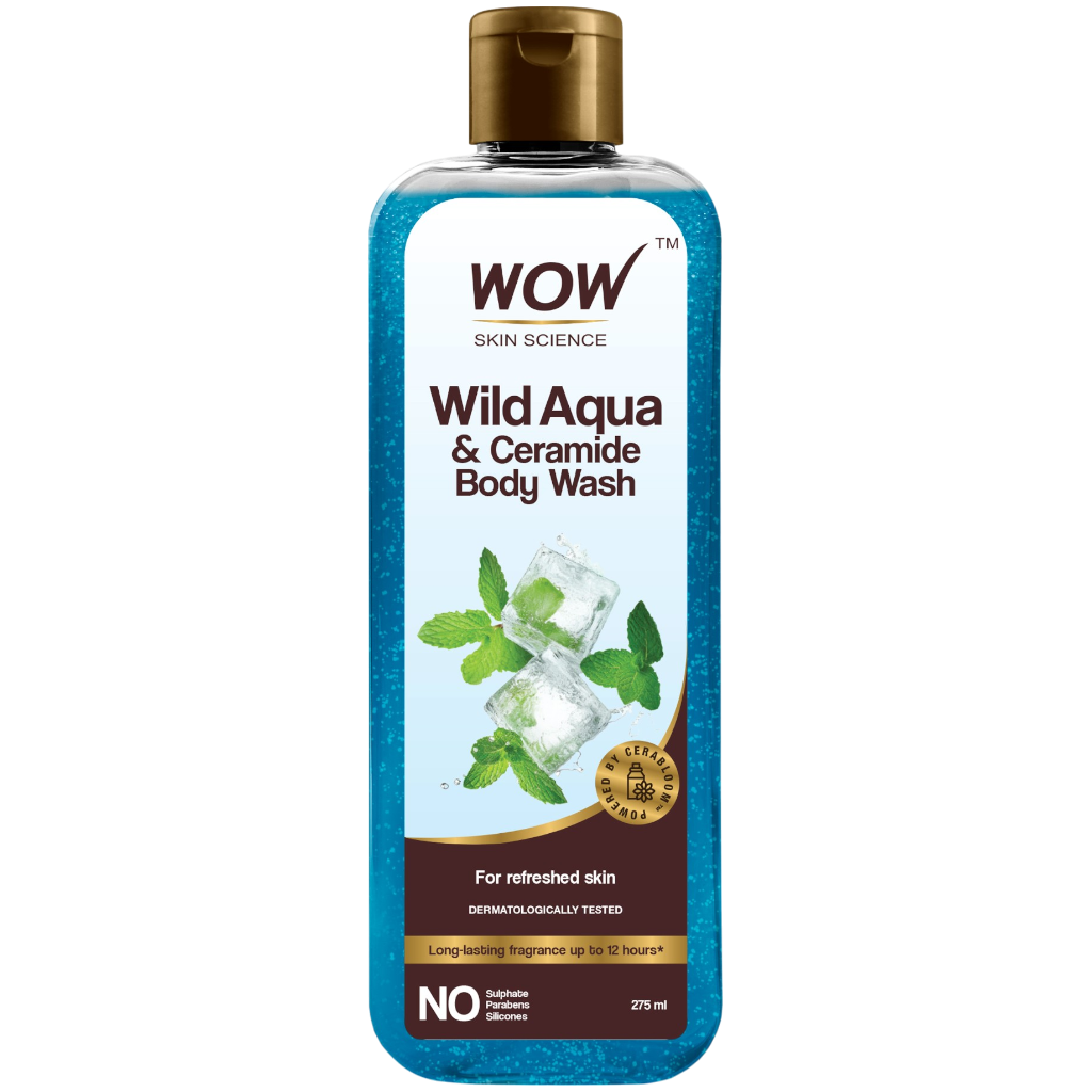 Wild Aqua & Ceramide Body Wash Energizes and Purifies Skin 275ml