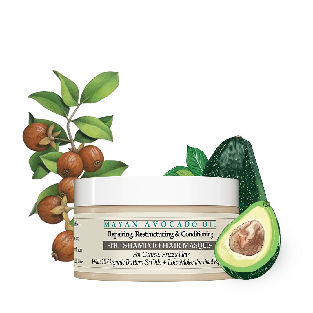 Mayan Avocado Oil Pre Shampoo Hair Mask 200g