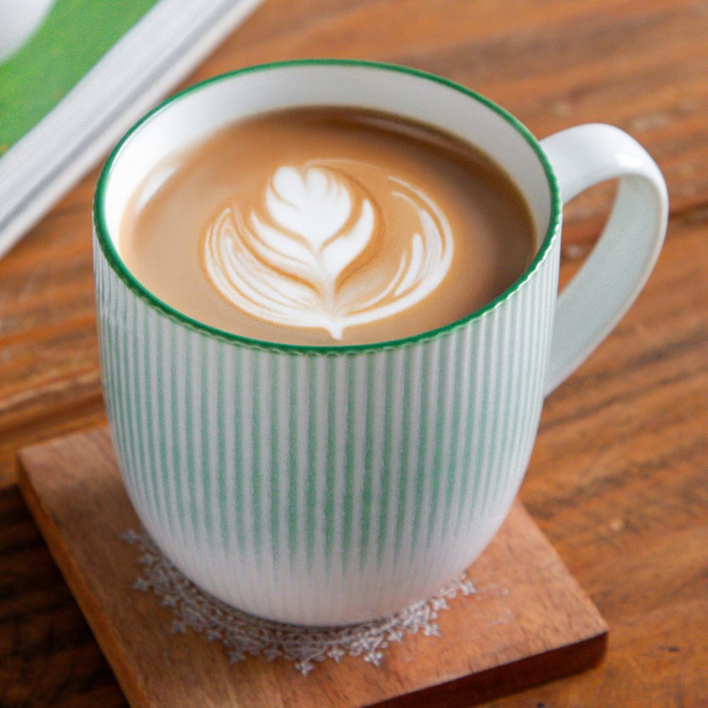 Aura Lines Mint Glow Coffee Mug (Set of 2) – 350 ml 350ml
