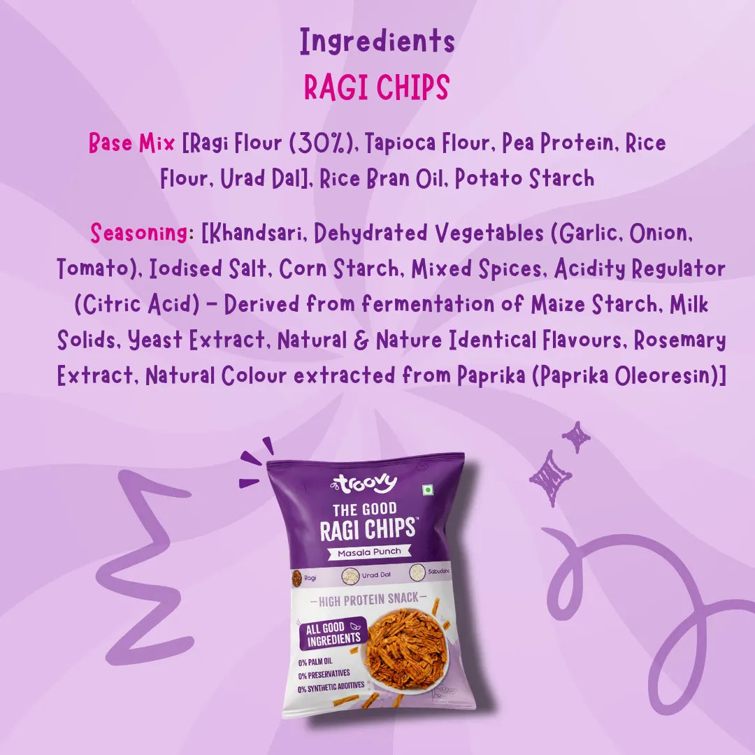 【Troovy】 Troovy Ragi Chips｜ラギチップス｜70g×10袋