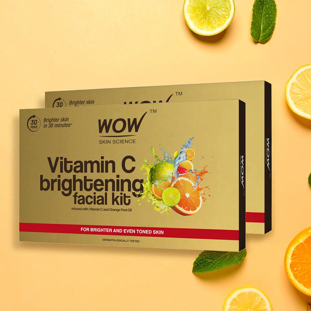 Vitamin C Brightening Facial Kit For Brighter And Even Toned Skin