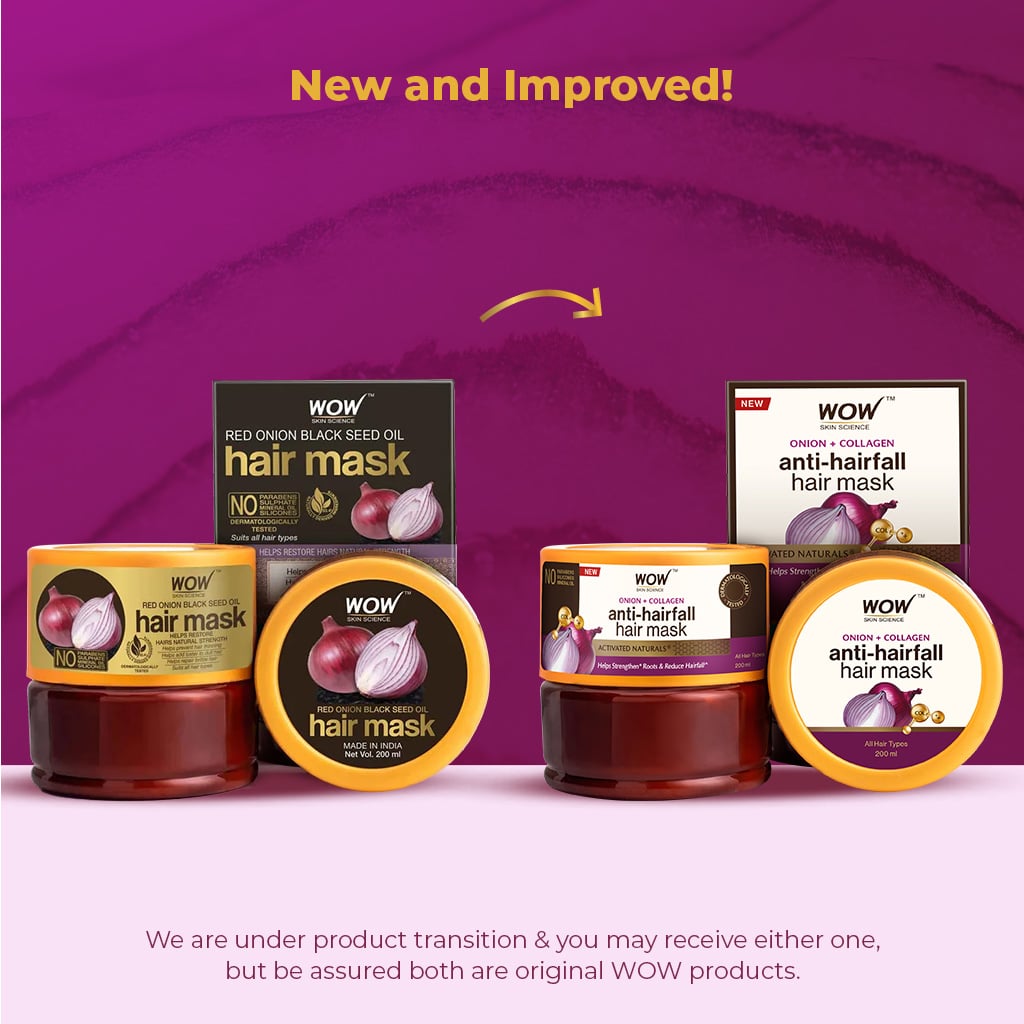 Onion & Collagen Hair Mask Anti-Hair Fall & Strengthening 200ml