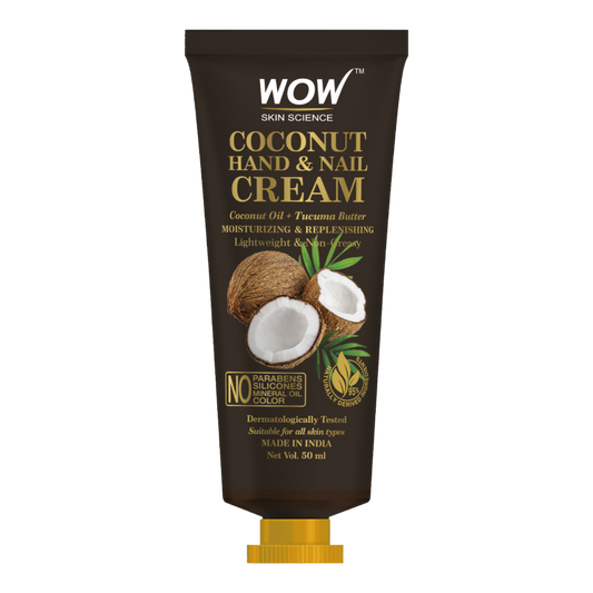 【WOW Skin Science】Coconut Hand & Nail Cream｜ココナッツ ハンド＆ネイルクリーム｜50ml