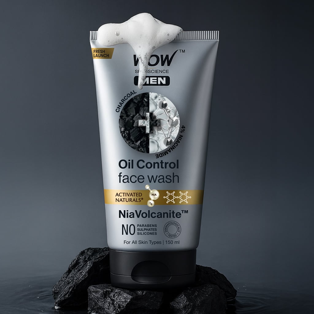 Charcoal & Niacinamide Oil-Control Face Wash Shine-Free Complexion 150ml