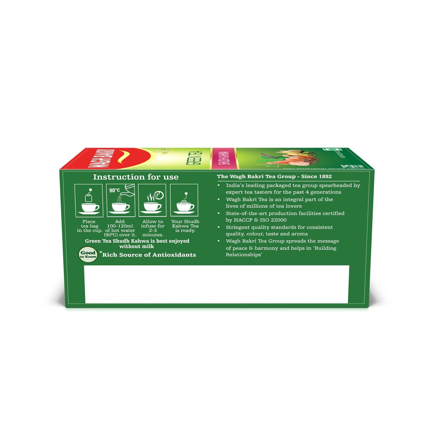 Shudh Kahwa Green Tea Bags