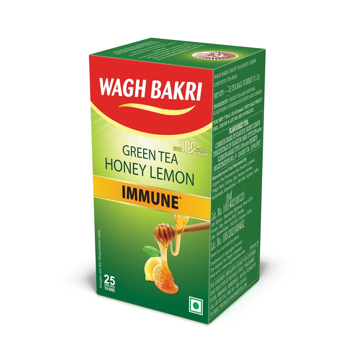 Honey Lemon Green Tea Bags