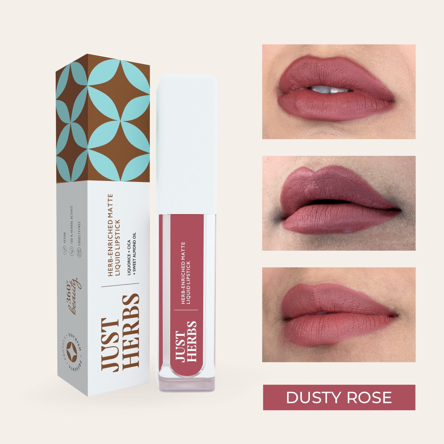 Herb-enriched Matte Liquid Lipstick