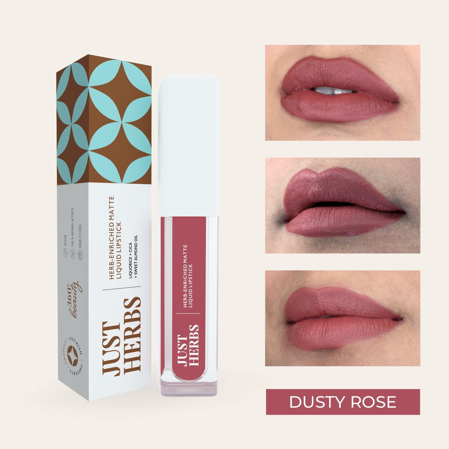 Herb-enriched Matte Liquid Lipstick