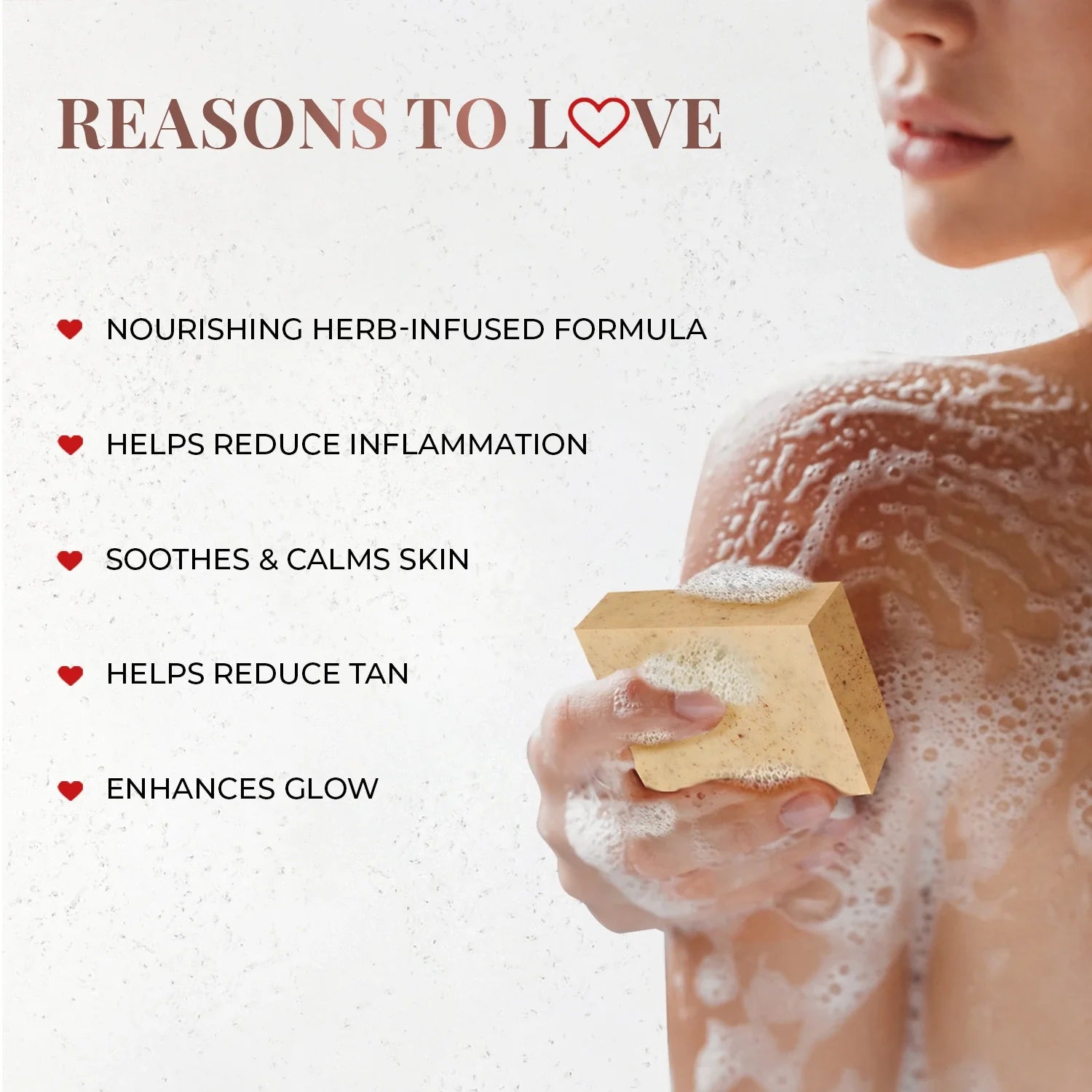 Skin Brightening Bathing Bar with Sandalwood and Turmeric 100g