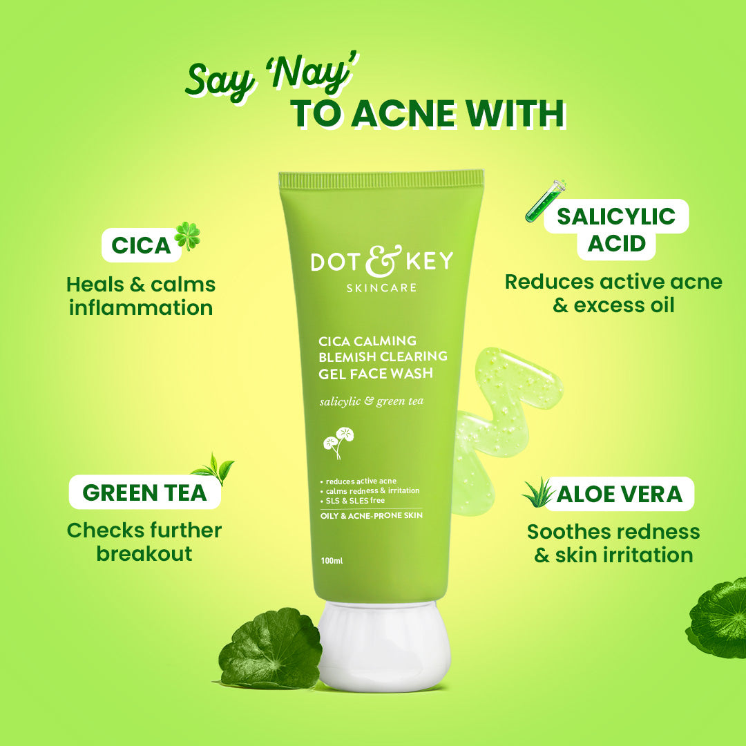 Cica + Salicylic Acid Face Wash for Oily Skin 100ml