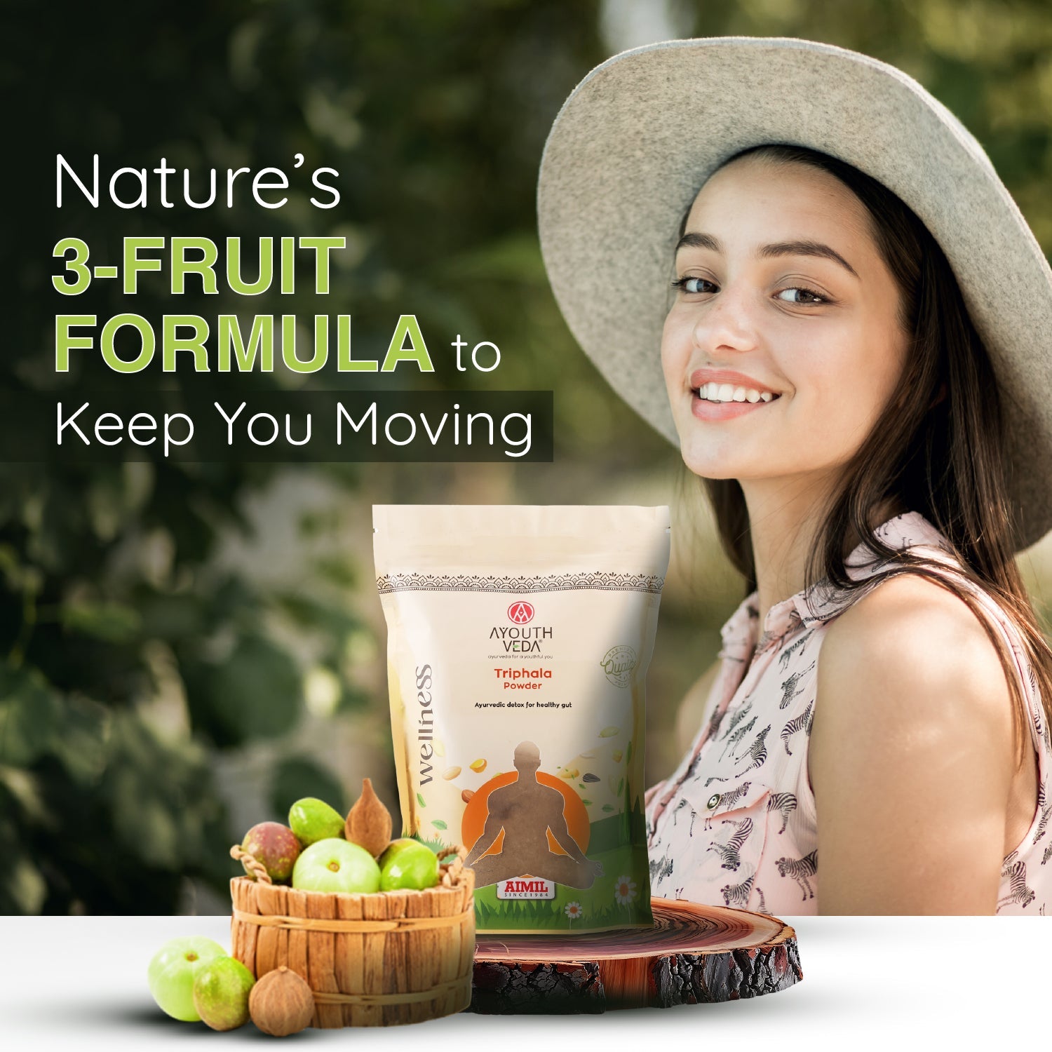 Triphala Powder with Amla, Haritaki & Bibhitaki for Daily Detox, Gut Health, Healthy Digestion & Bowel Regularity – Traditional Ayurvedic Cleanse & Wellness Support – Net Qty: 200 g 200g