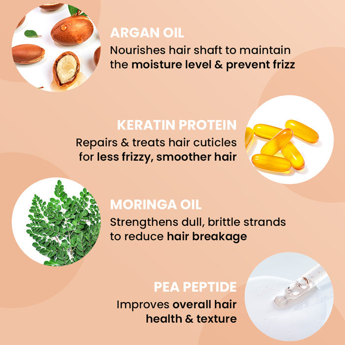 Moringa & Argan Frizz Control Hair Conditioner 120ml