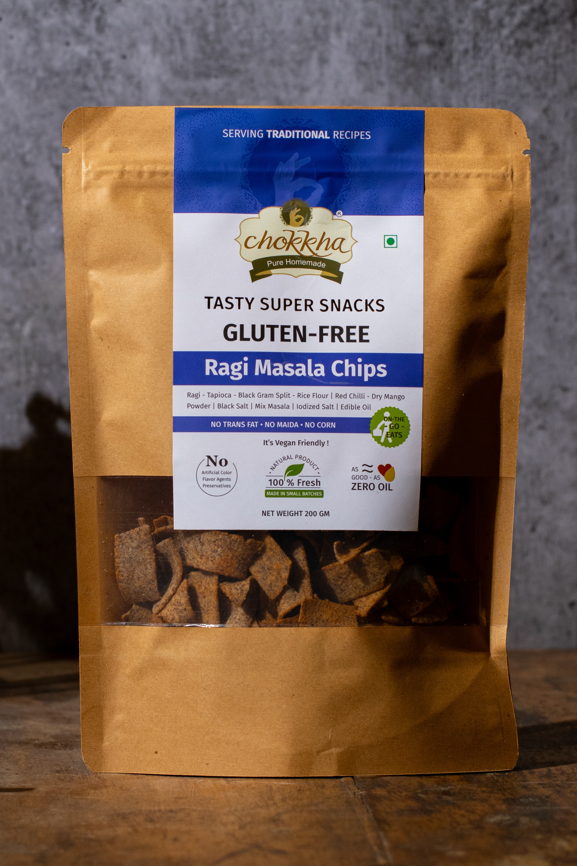 Ragi Masala Chips 200g
