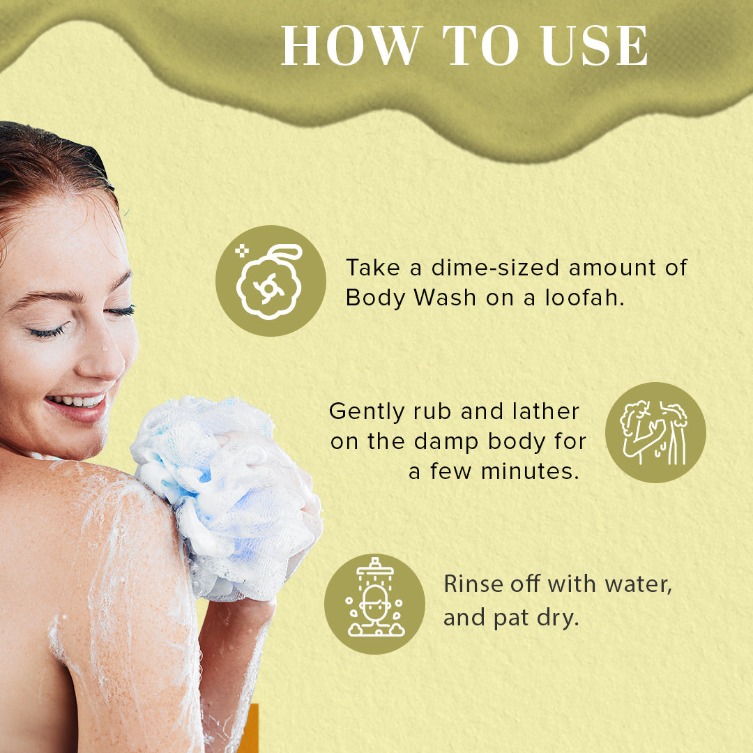 Sandalwood & Turmeric Body Wash SLS & Paraben Free 210ml