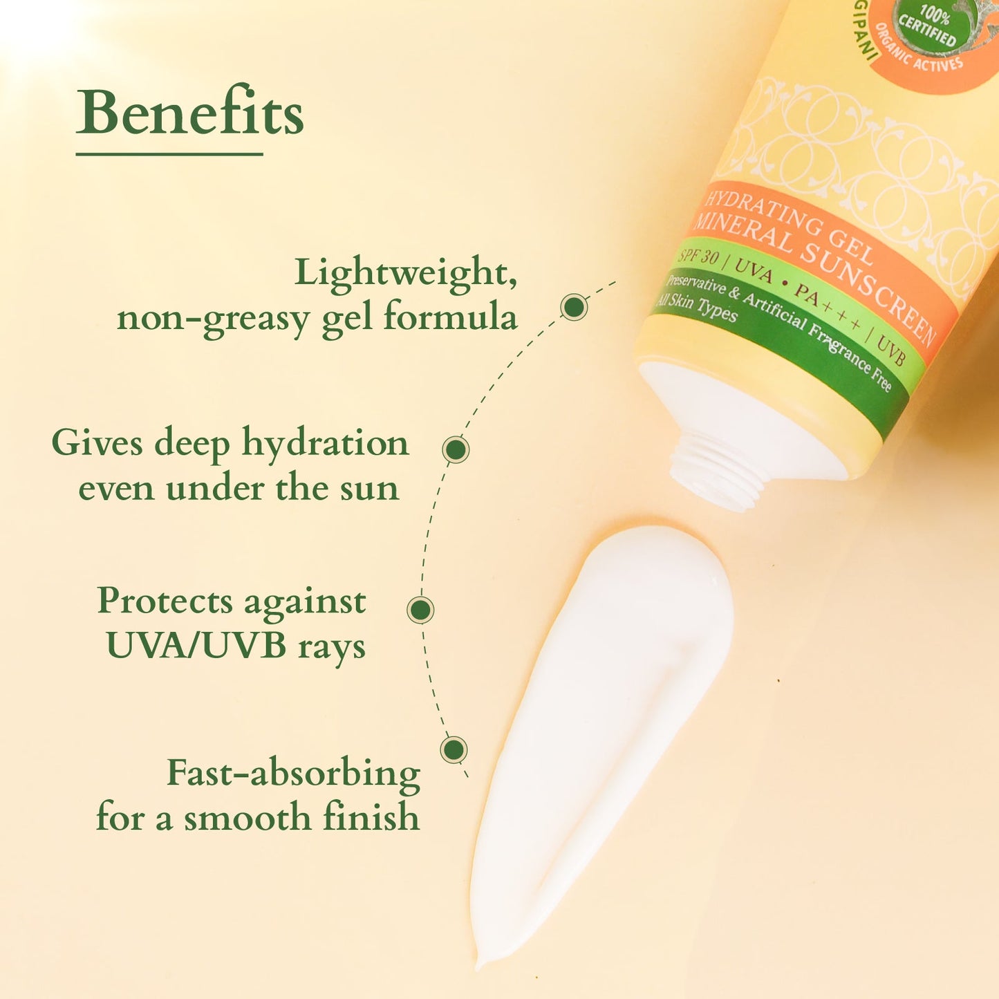 Organics+ Hydrating Gel Mineral Sunscreen SPF 30 PA+++ 