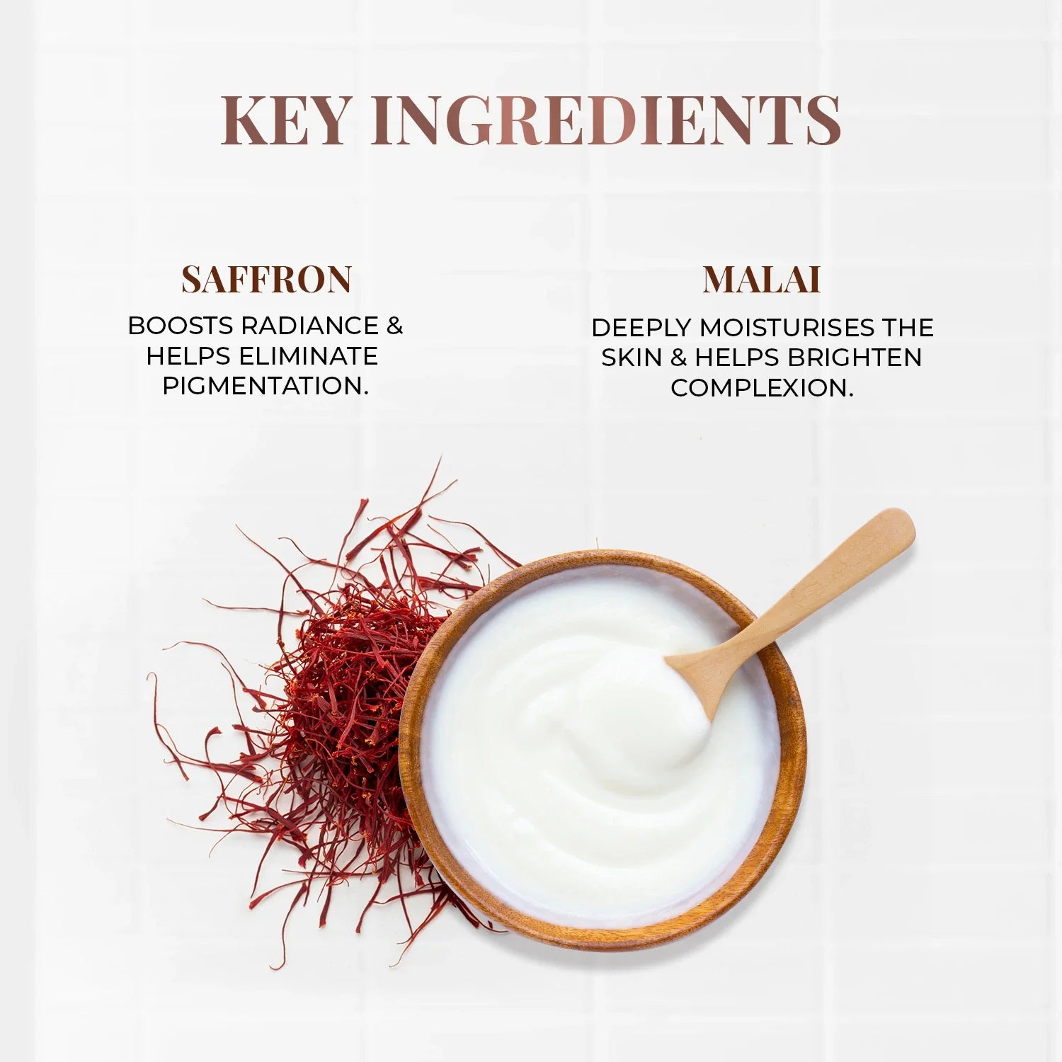 Hydrating Bathing Bar with Saffron and Malai 100g