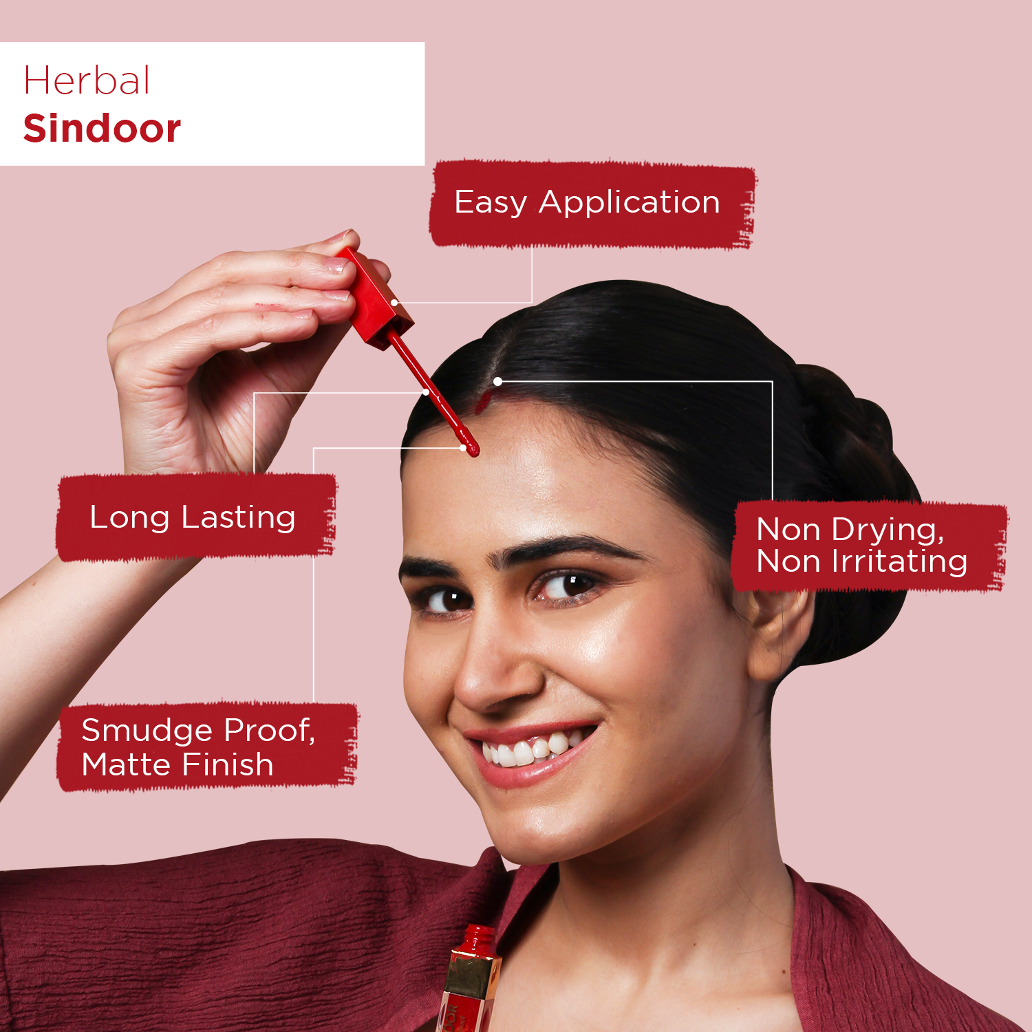 Herbal Sindoor - Red - 5ml 5ml