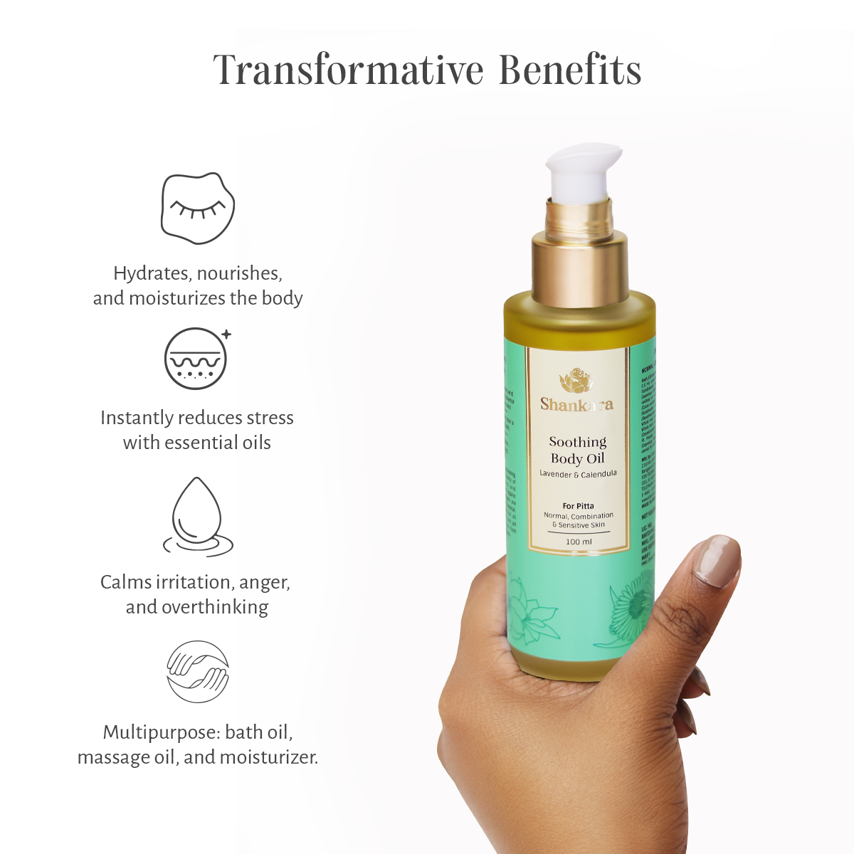 Soothing Body Oil, by Shankara - 100 ml 100ml