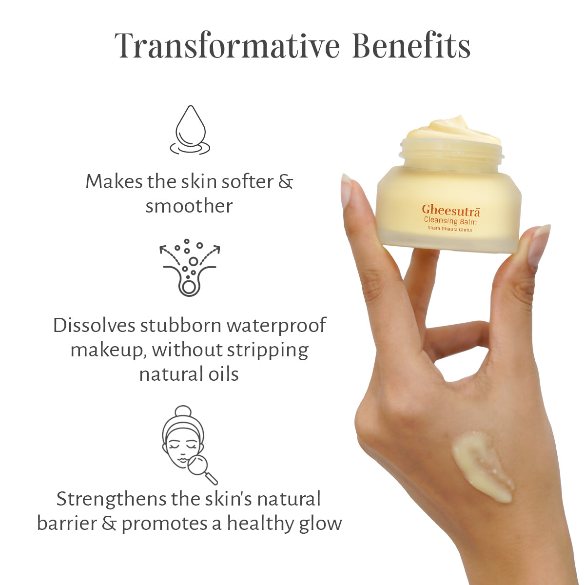 Gheesutrā Cleansing Balm | Enhance your cleansing ritual with Ghee | 45 ml 45ml
