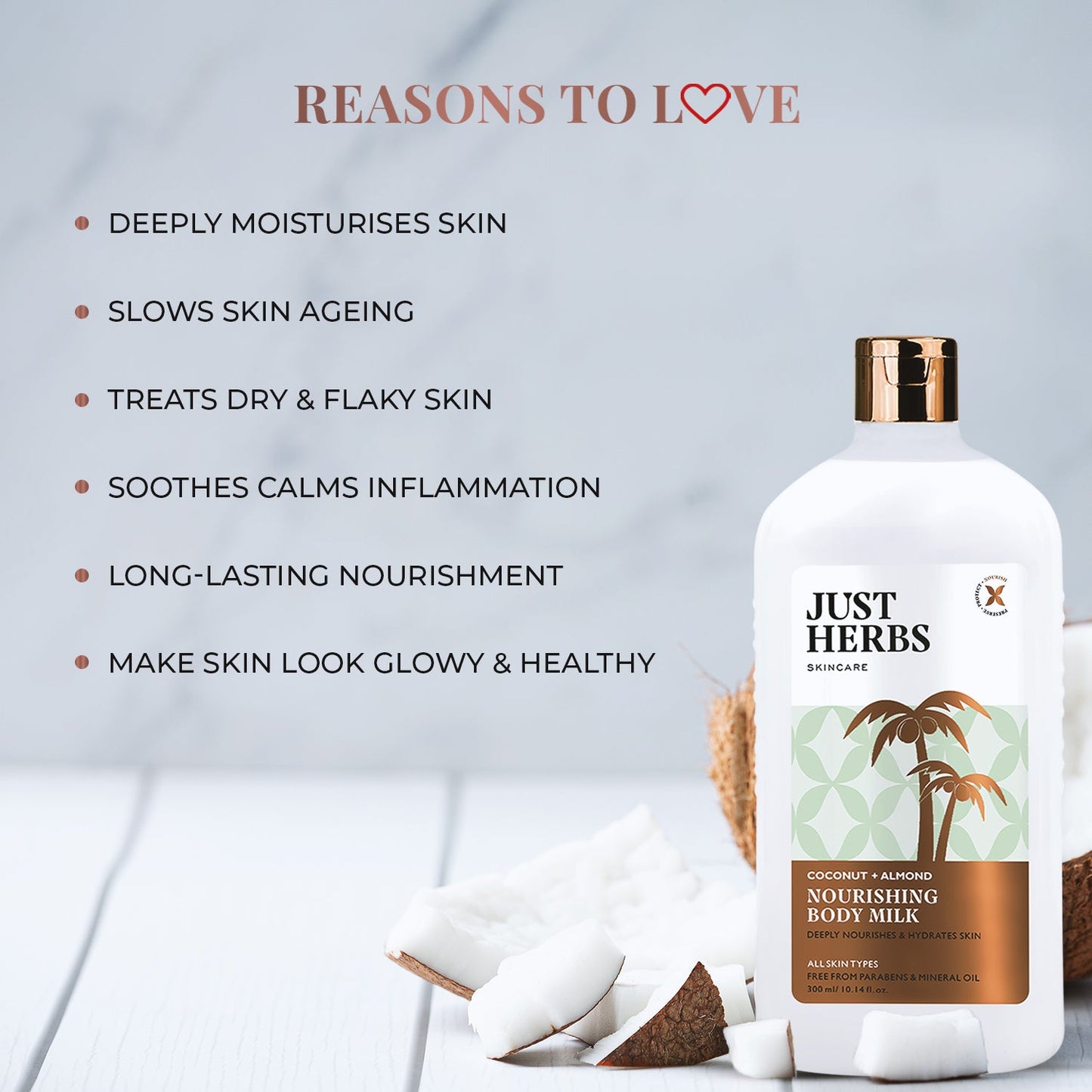 Nourishing Body Milk with Coconut and Almond 300ml