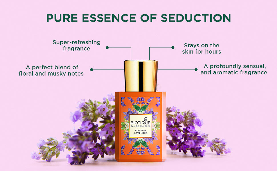 BIOTIQUE BLISSFULL LAVENDER Eau De Toilette 50ml