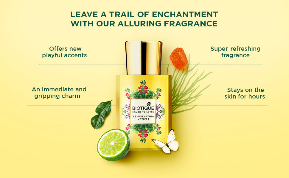 BIOTIQUE REJUVENATING VETIVER Eau De Toilette 50ml