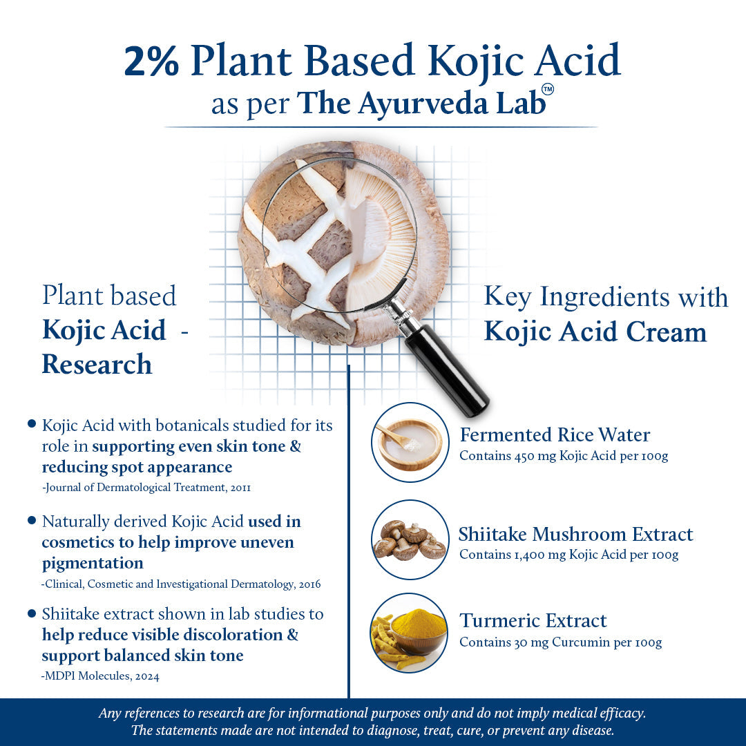2% Kojic Acid Face Cream for Pigmentation with Mushroom & Rice Water (18 Herbs, 50g) (Women) 50g