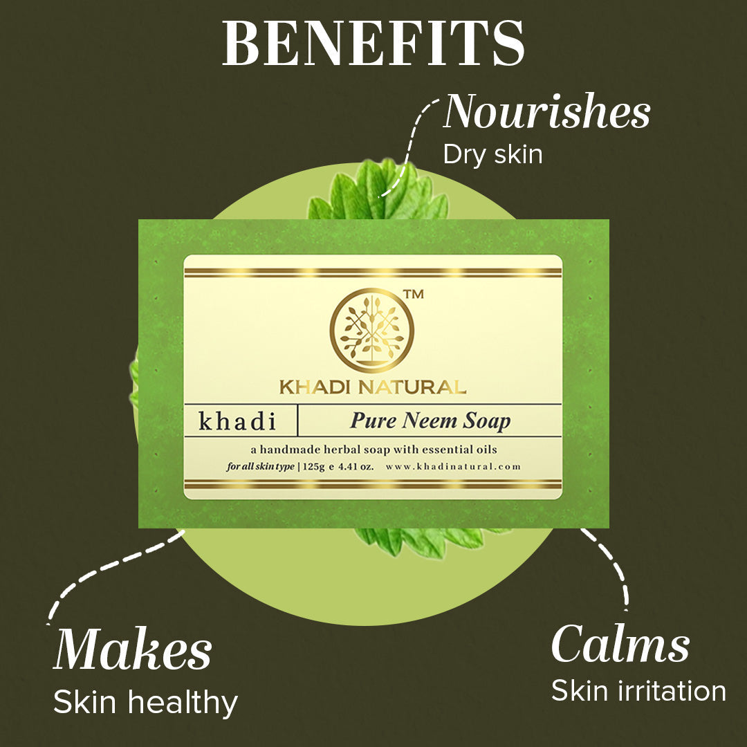 Pure Neem Soap Combo Pack Of 8 125gm Each