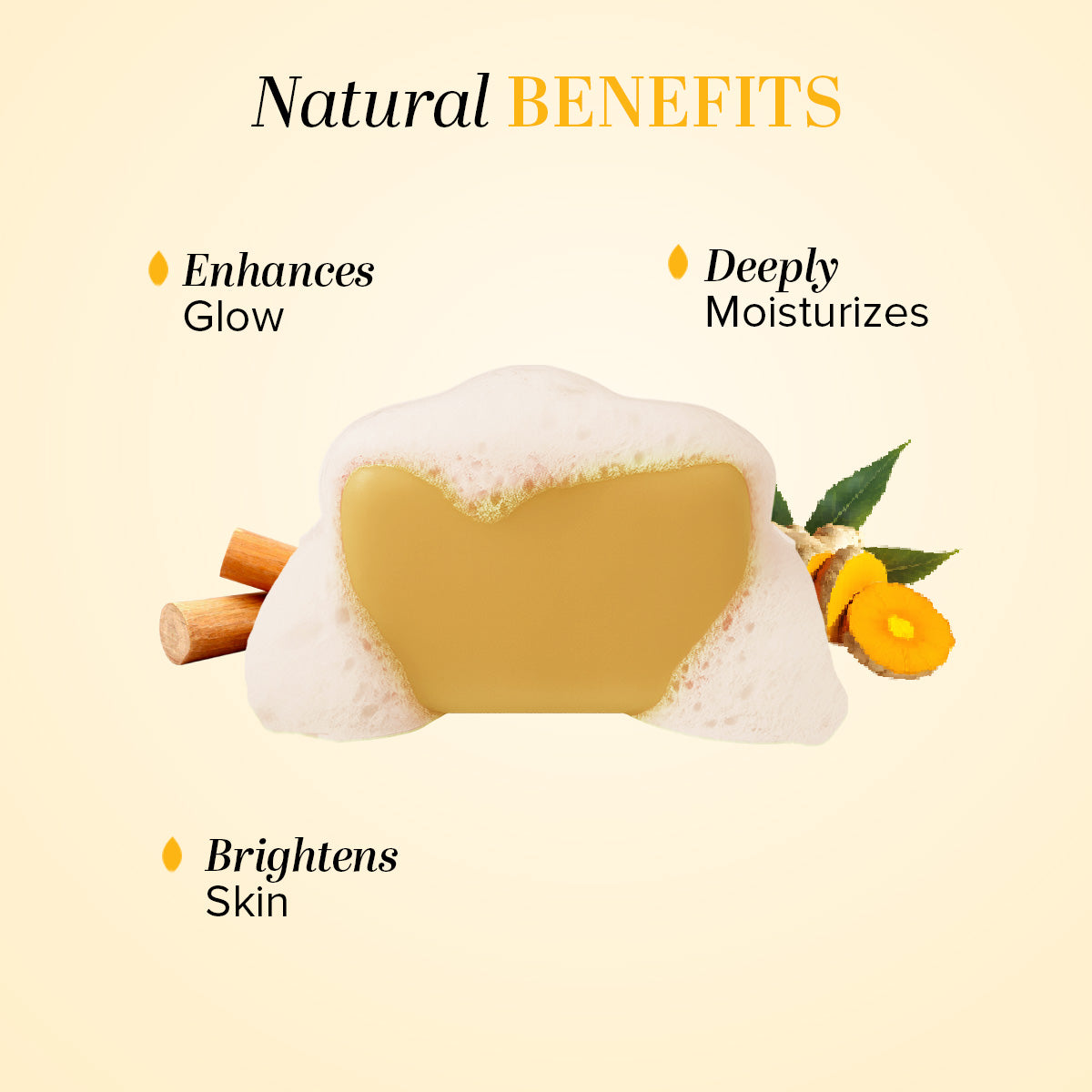 Herbal Chandan Haldi Soap Combo Pack Of 3 125gm Each