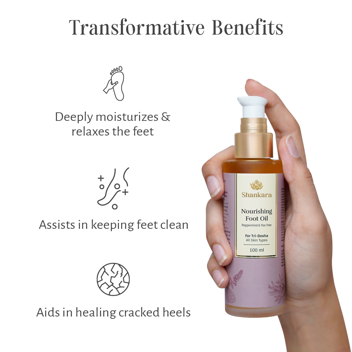 Nourishing Foot Oil, by Shankara - 100 ml 100ml
